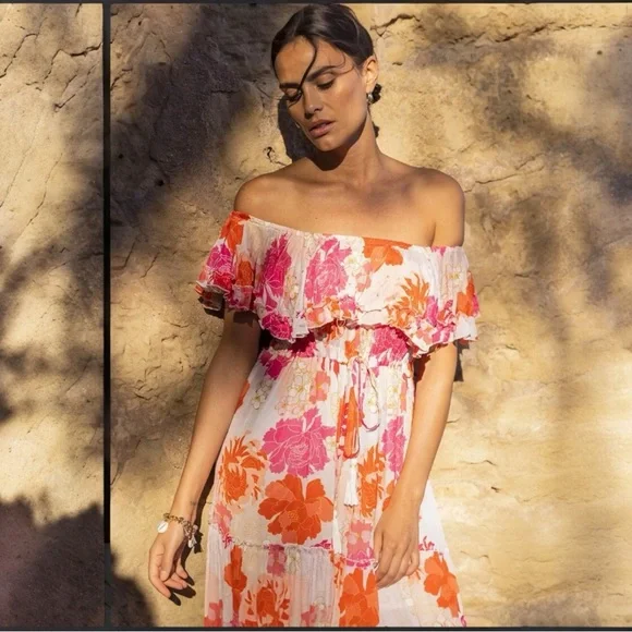 MISS JUNE PARIS SHAMA BOHEMIAN DRESS SIZE L/XL